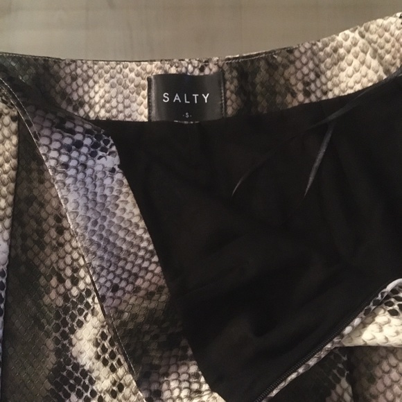 Snakeskin Mini Skirt - Picture 2 of 2